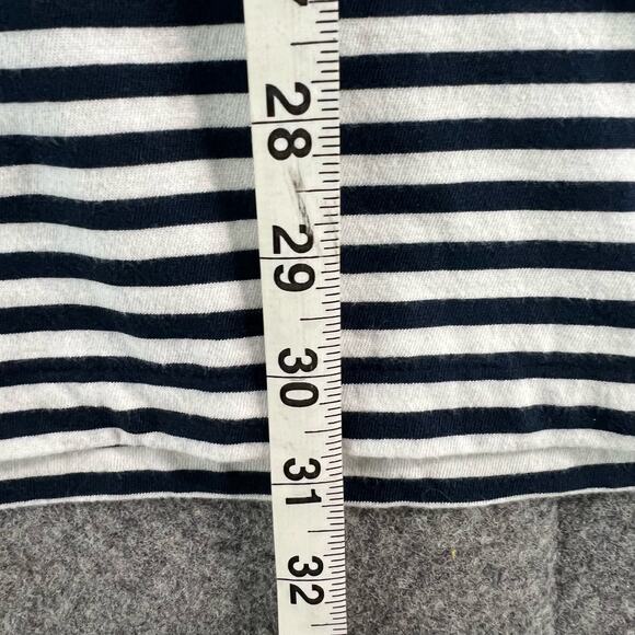 Polo Ralph Lauren Shirt Men M Blue Stripe Polo Logo Classic Fit Nautical Preppy - Picture 8 of 12